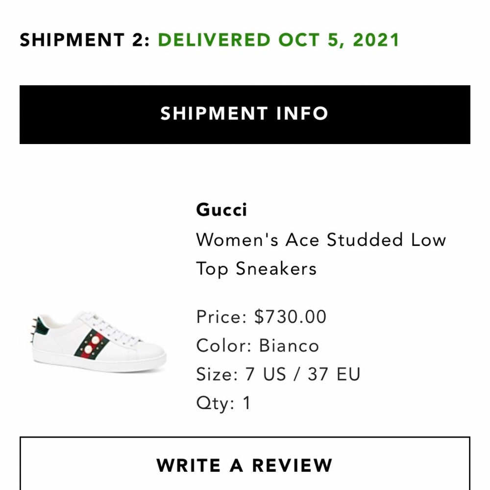 Gucci women’s Ace studded low sneakers